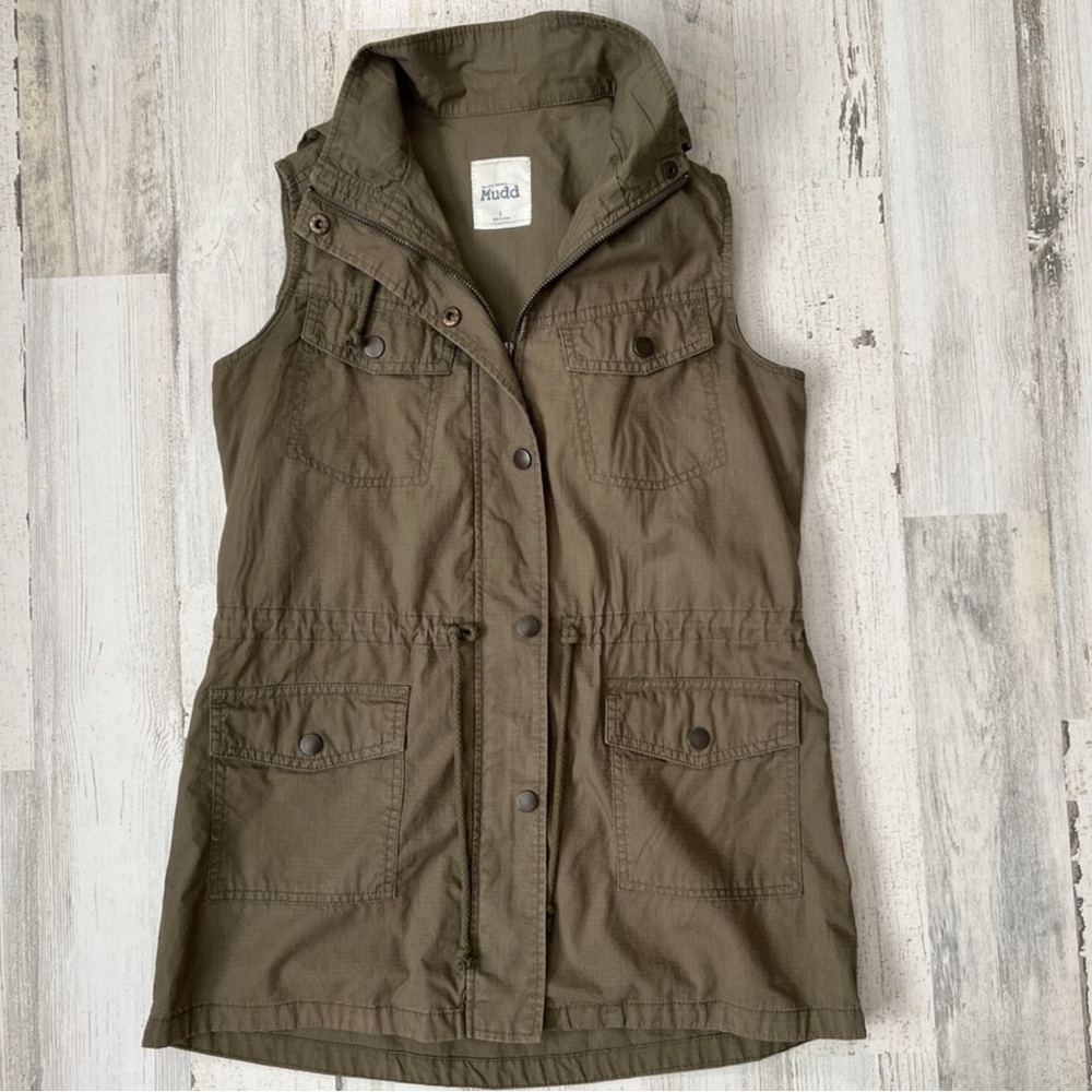Women’s Mudd Y2K Olive Green Vest